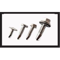 SS Self Drilling Screws – Stainless Steel Tek Screws #10-14-16 for Metal Roofing and Cladding – A2/A4 Grade 304/316, Drill Point, Hex Washer Head, EPDM Washer, Self Drilling Fasteners